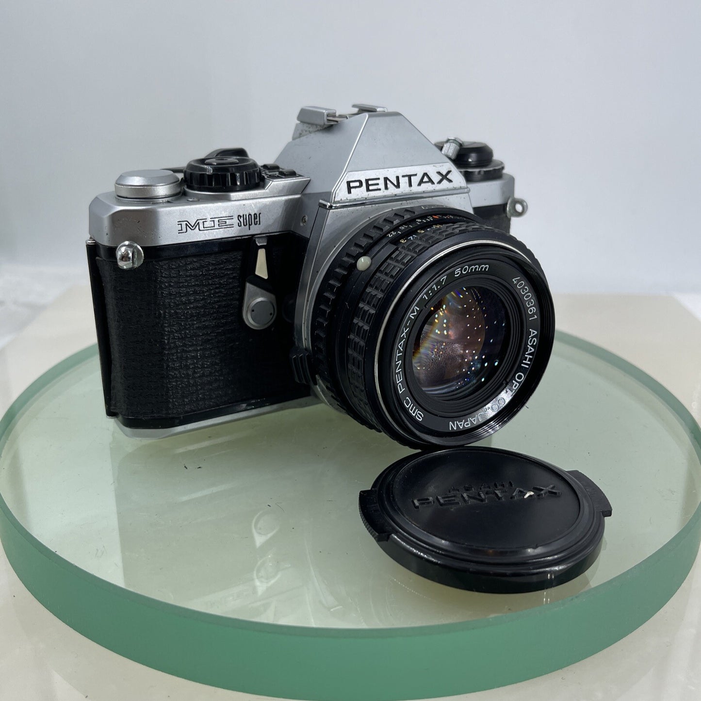 Pentax ME Super 35mm SLR Film camera + Pentax-M  50mm f1.7 LENS  - TESTED  5970