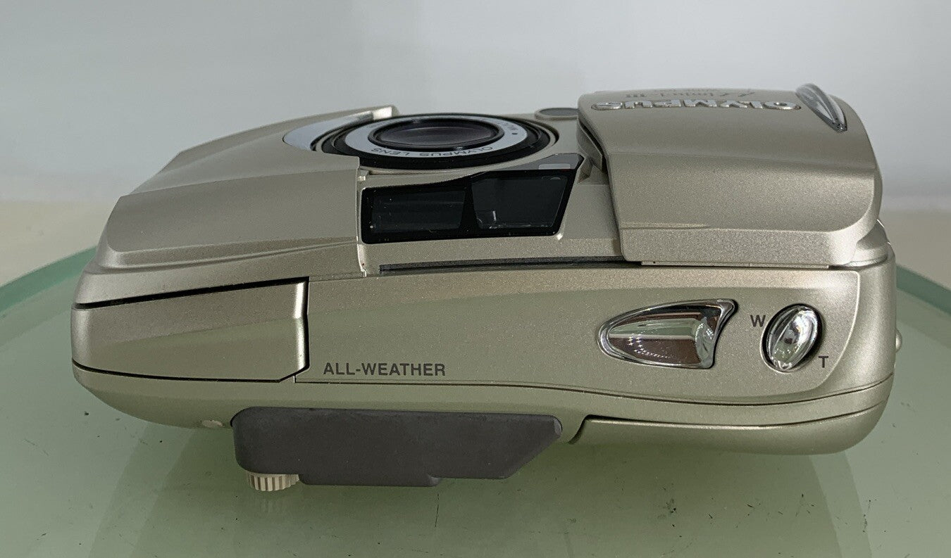 Olympus µmju:-III Zoom Wide 100 - 35mm Compact Film Camera Silver Point & Shoot8