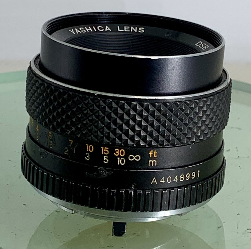 Yashica 50mm 1:1.9 DSB lens, Contax/Yashica C/Y mount, Made in Japan  #75