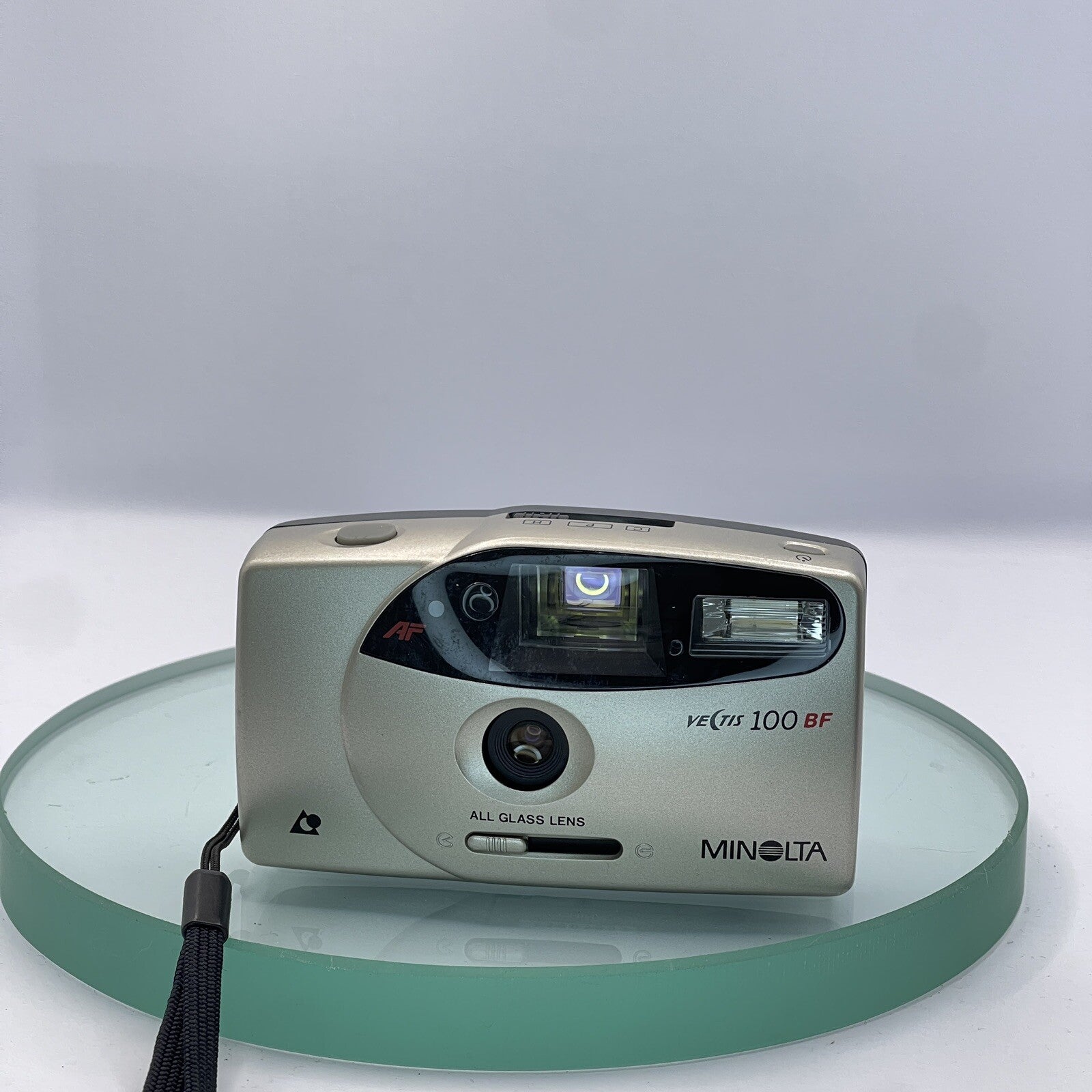 Minolta Vectis 100 BF Compact APS Point And Shoot FilmCamera withCase,TESTED#7121