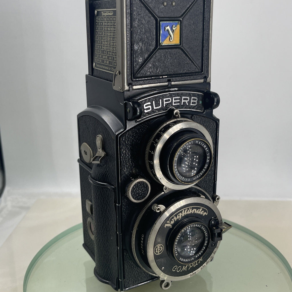 Collectible camera Voigtlander SUPER B 6 x 6.Skopar 3.5/75mm Lens 1934WORKS #4791
