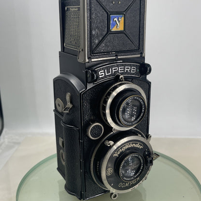 Collectible camera Voigtlander SUPER B 6 x 6.Skopar 3.5/75mm Lens 1934WORKS #4791