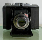 Vintage Apollo 120 WESTER Anastigmat 1:3.5 F=7.5cm Folding Camera + Case - 3171