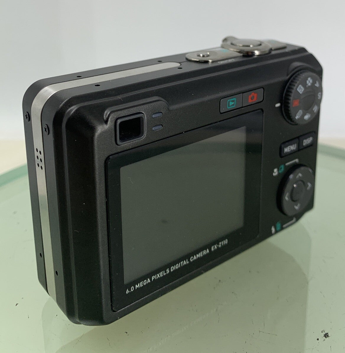 Casio Exilim EX-Z110 6MP COMPACT DIGITAL CAMERA NO CHARGER BLACK - TESTED - 2824
