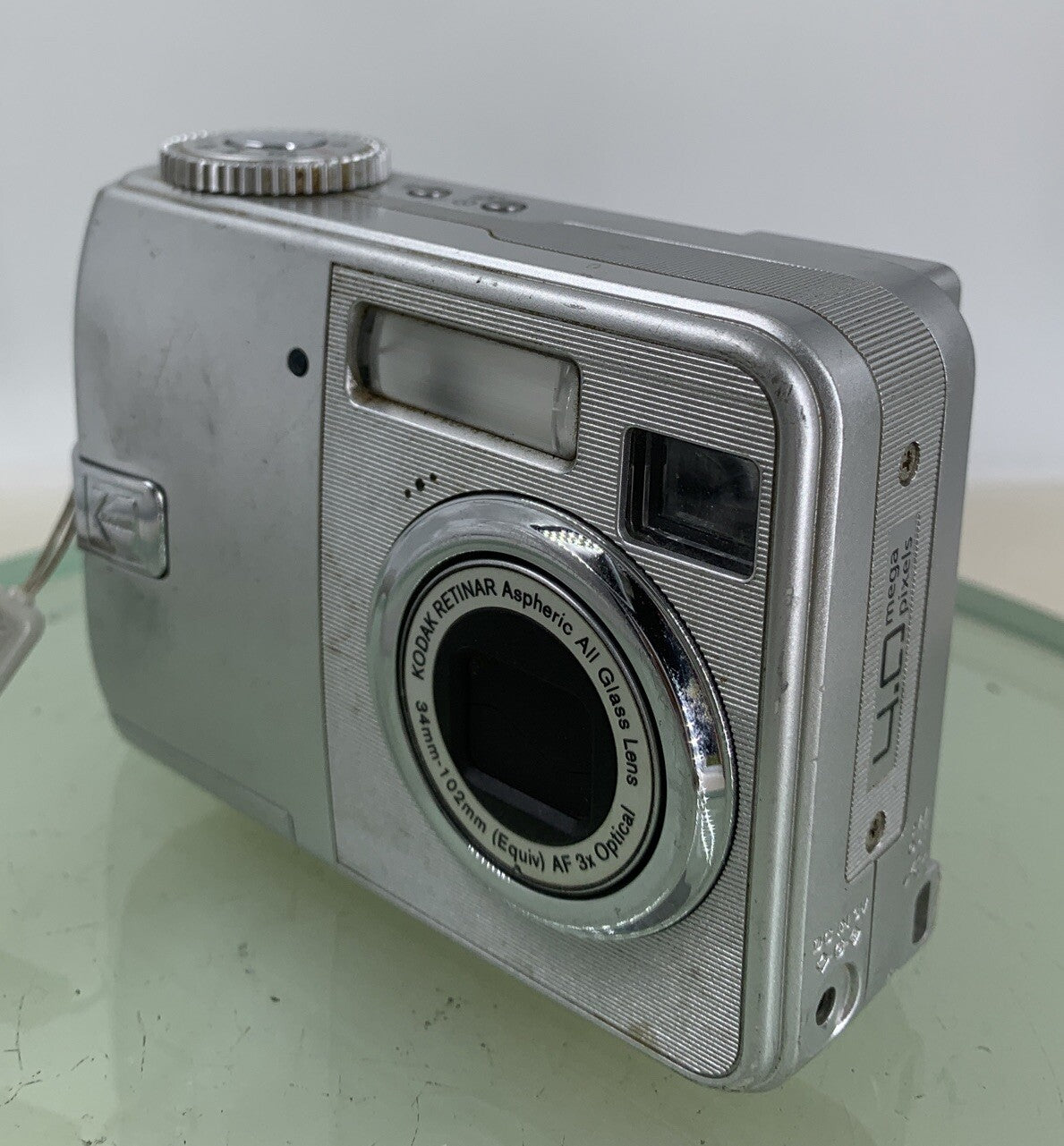 Kodak Digital Camera EasyShare C330 4.0MP Silver NO SD CARD Tested  - 2982