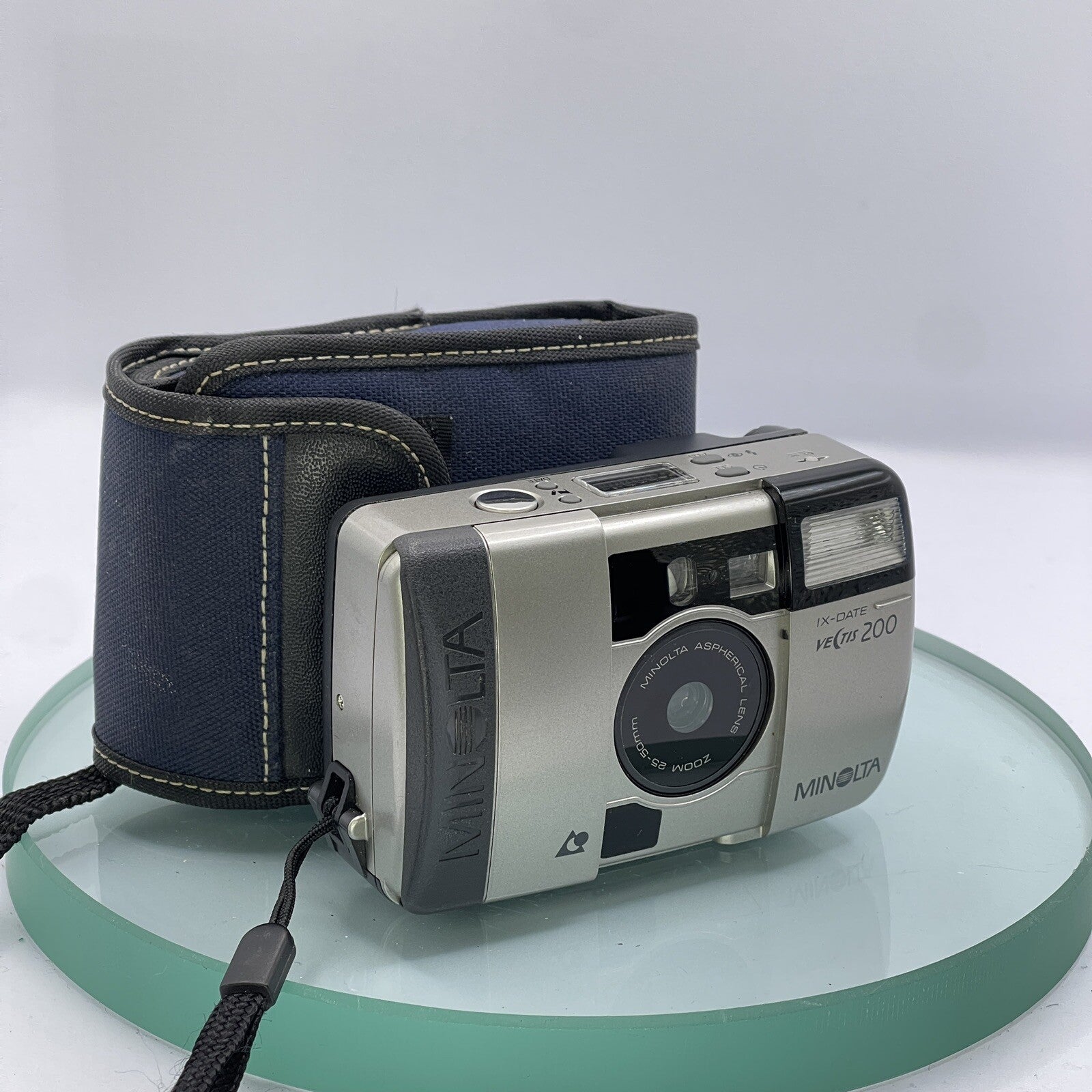 MINOLTA VECTIS 200 IX DATE CAMERA Vintage Film Camera 25mm-50mm & CaseTested#7140