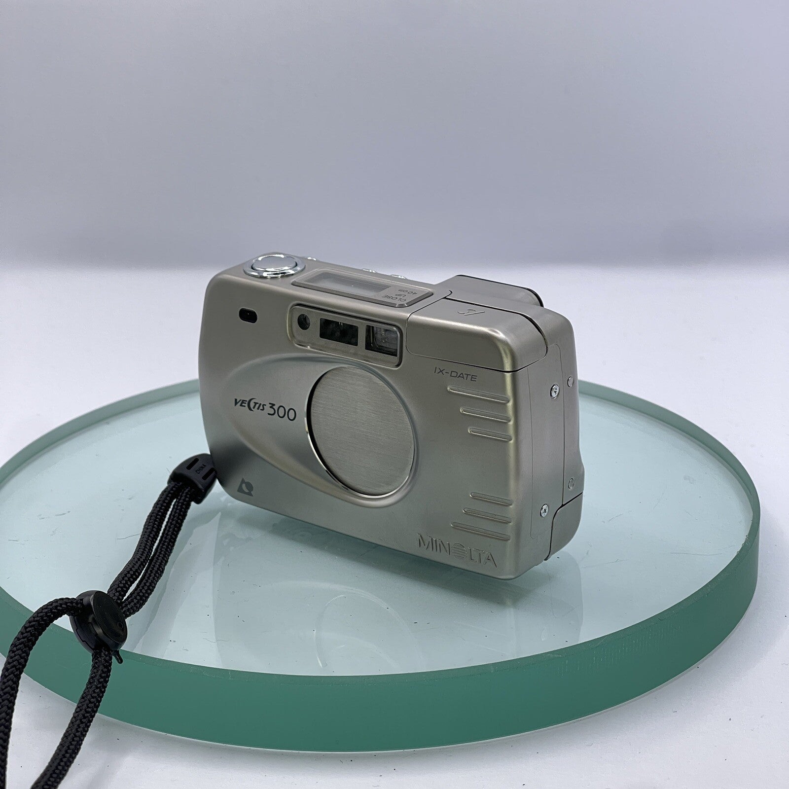 Rare Minolta Vectis 300, Stainless Steel APS Film Camera #6892