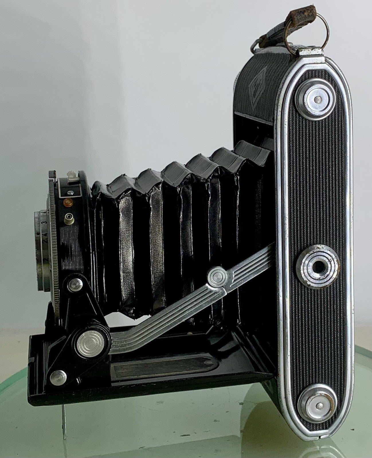 VINTAGEAgfa Billy Record Folding Camera+Lens Schneider-Kreuznach Radionar4.5/1054