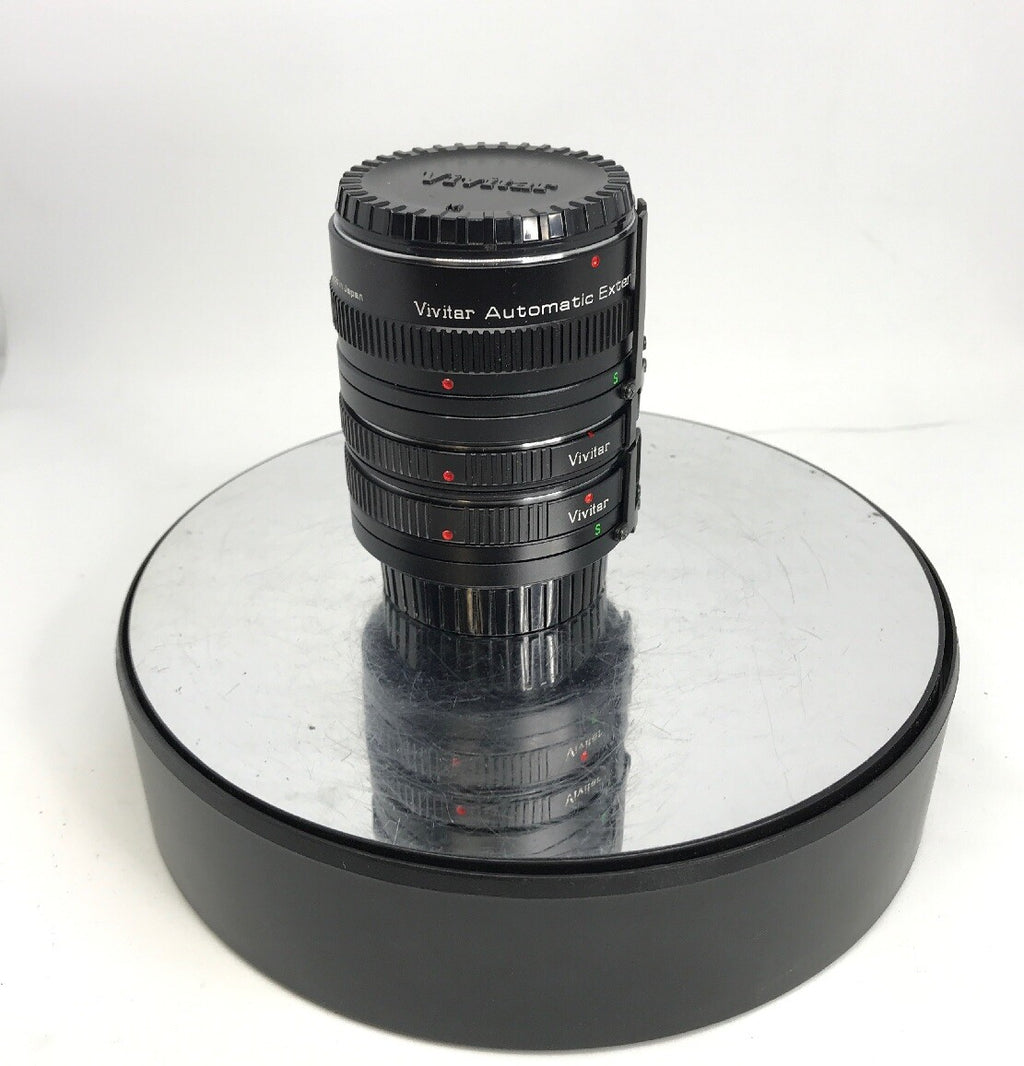 Minolta MD Fit Vivitar Automatic Extension Tube 12mm 20mm 36mm AT-5 + Case#9841