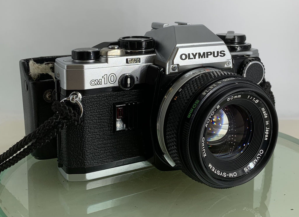 Olympus OM10 35mm Film SLR Manual Camera +Olympus 50/1.8 MC Zuiko Lens TESTED4950