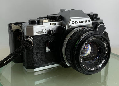 Olympus OM10 35mm Film SLR Manual Camera +Olympus 50/1.8 MC Zuiko Lens TESTED4950