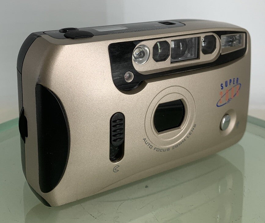 SUPER 2000 AF COMPACT DIGITAL FILM CAMERA GREY NO CHARGER TESTED - 5230