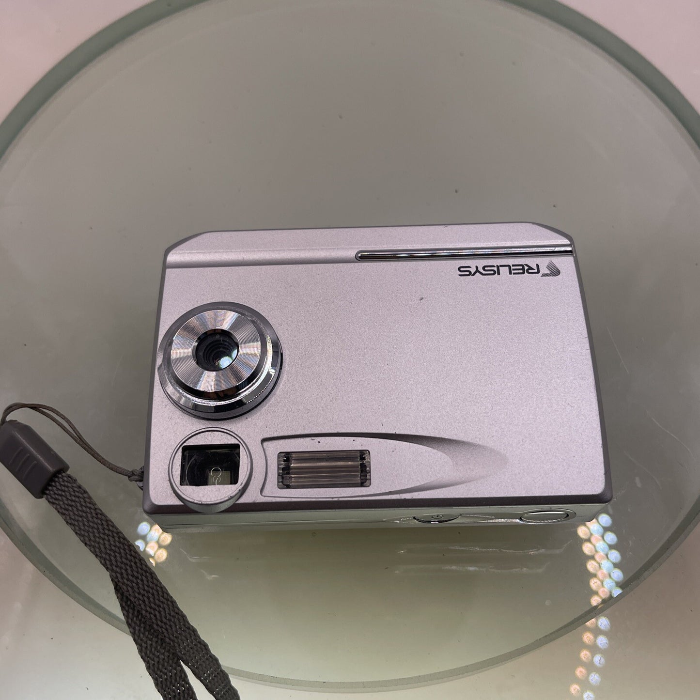 Relisys RDC-3100 3.1MP Compact Digital Camera Silver Tested 128MB SD Card #6417