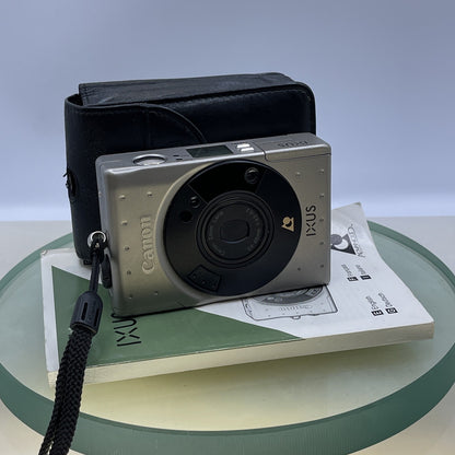 Canon IXUS Compact Digital Camera Silver Cased Instructions TESTED++ VGC#5940