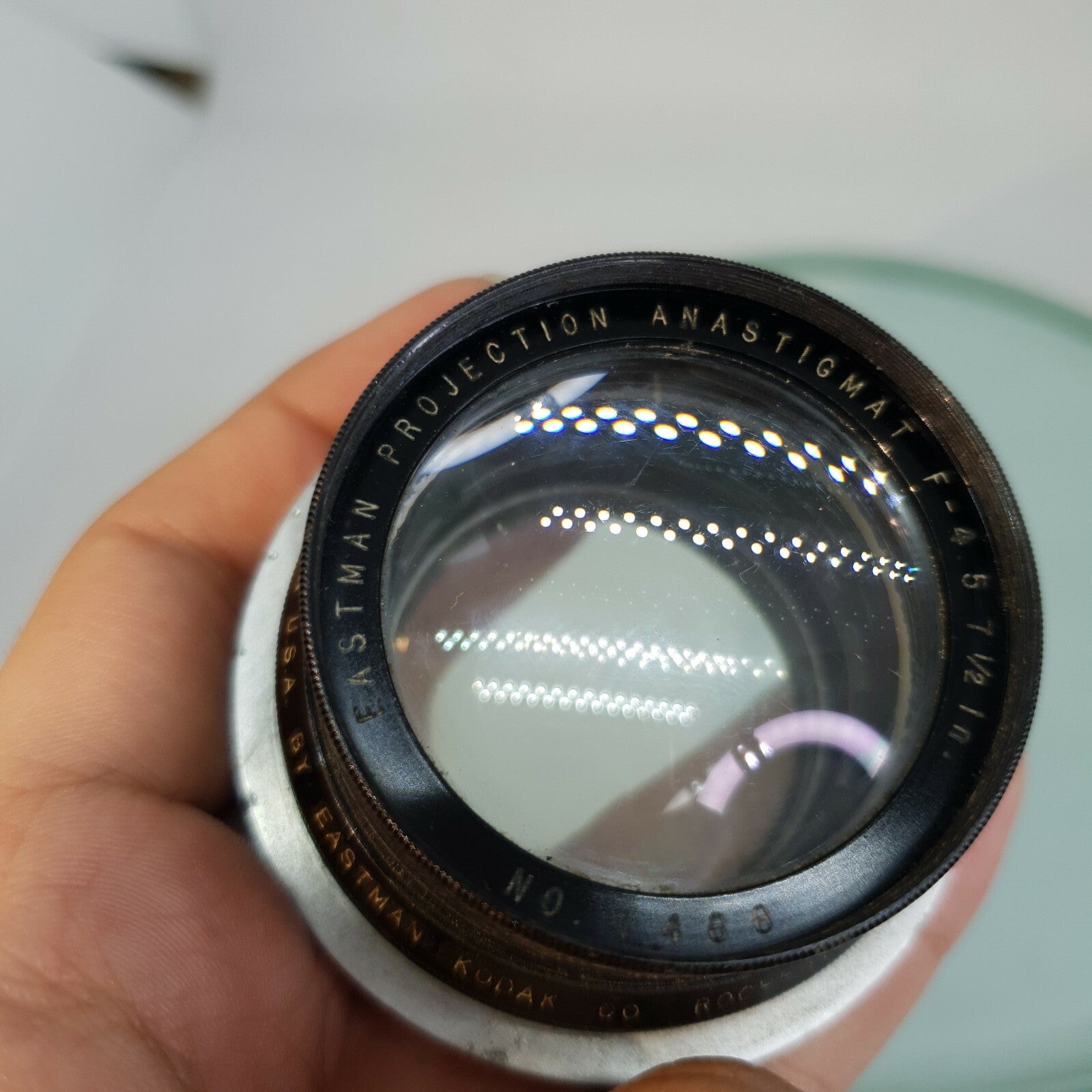 Kodak 7.5 Inch Lens (180mm)  f4.5    Projection Anastigmat #6372