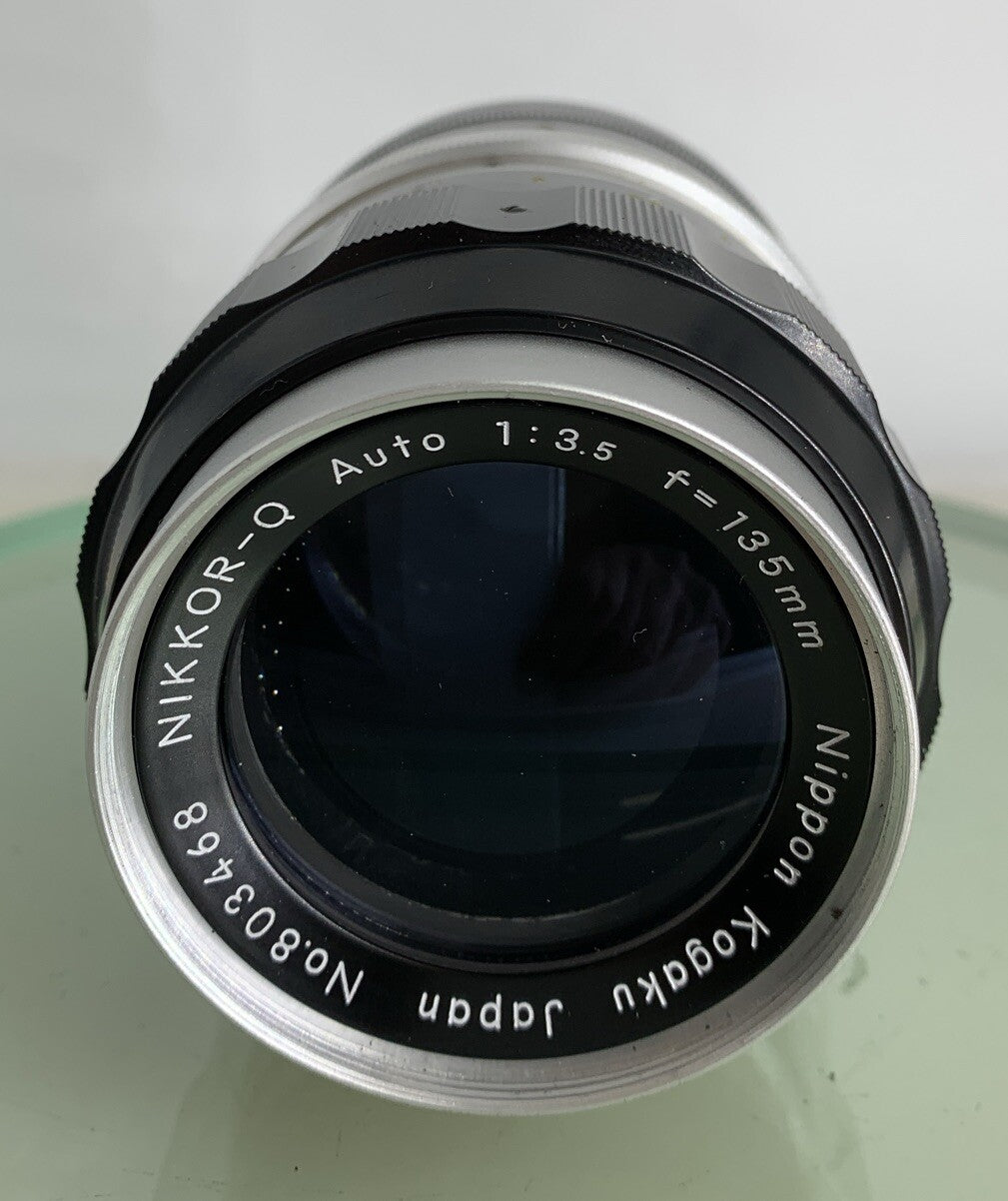 Nikon 135mm F/3.5 NIKKOR-Q Auto Pre-AI Nippon Kogaku Japan Manual Focus Lens 1832
