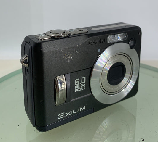 Casio Exilim EX-Z110 6MP COMPACT DIGITAL CAMERA NO CHARGER BLACK - TESTED - 2820