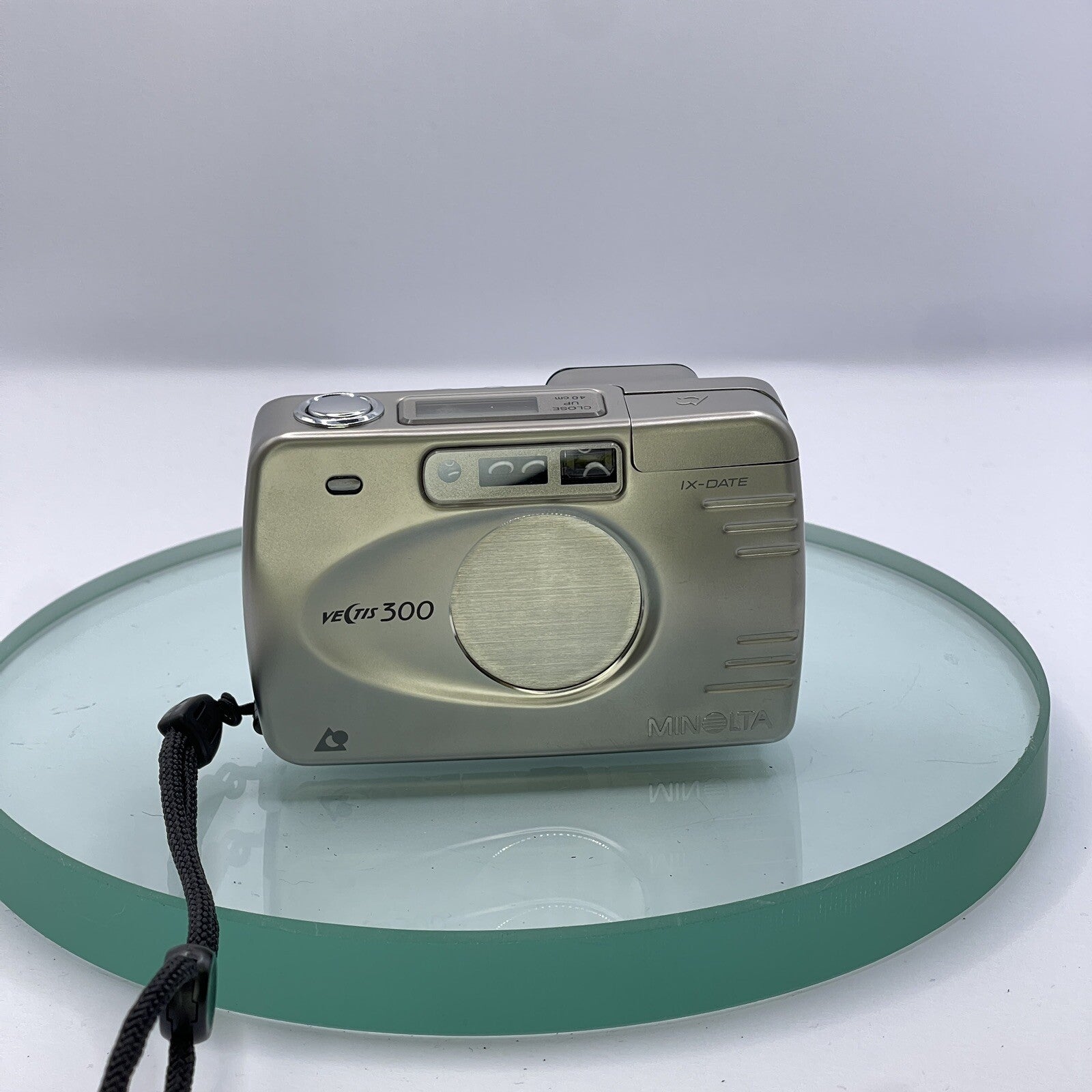 Rare Minolta Vectis 300, Stainless Steel APS Film Camera #6891