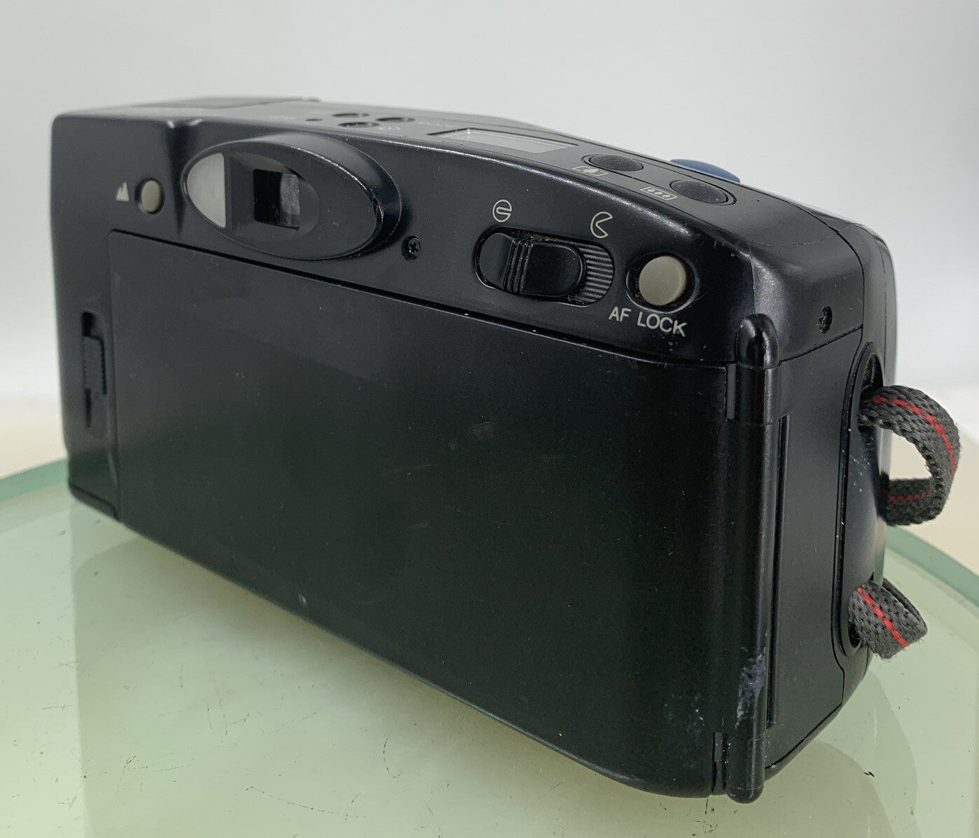 FUJI DL-900 Zoom 38mm-85mm Multi Auto Focus FILM Camera BLACK TESTED - 5686