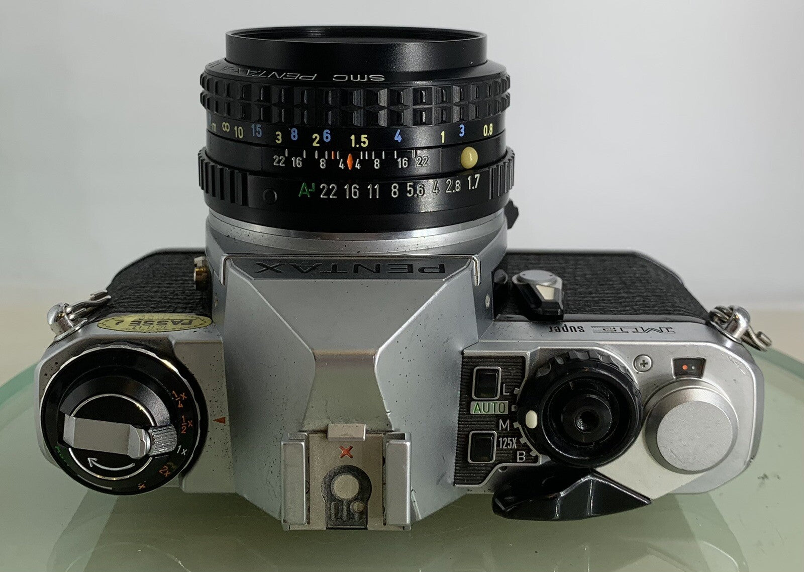 Pentax ME Super 35mm SLR Film camera + Pentax-A  50mm f1.7 LENS  - TESTED  #158