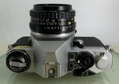 Pentax ME Super 35mm SLR Film camera + Pentax-A  50mm f1.7 LENS  - TESTED  #158