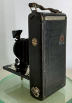 Vintage Synchro Shutter Folding Camera Made In England - 1954