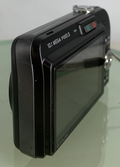 Casio Exilim EX-Z1080 10.1 MP Digital Camera BLACK +CASE+ CHARGER + TESTED - 5344