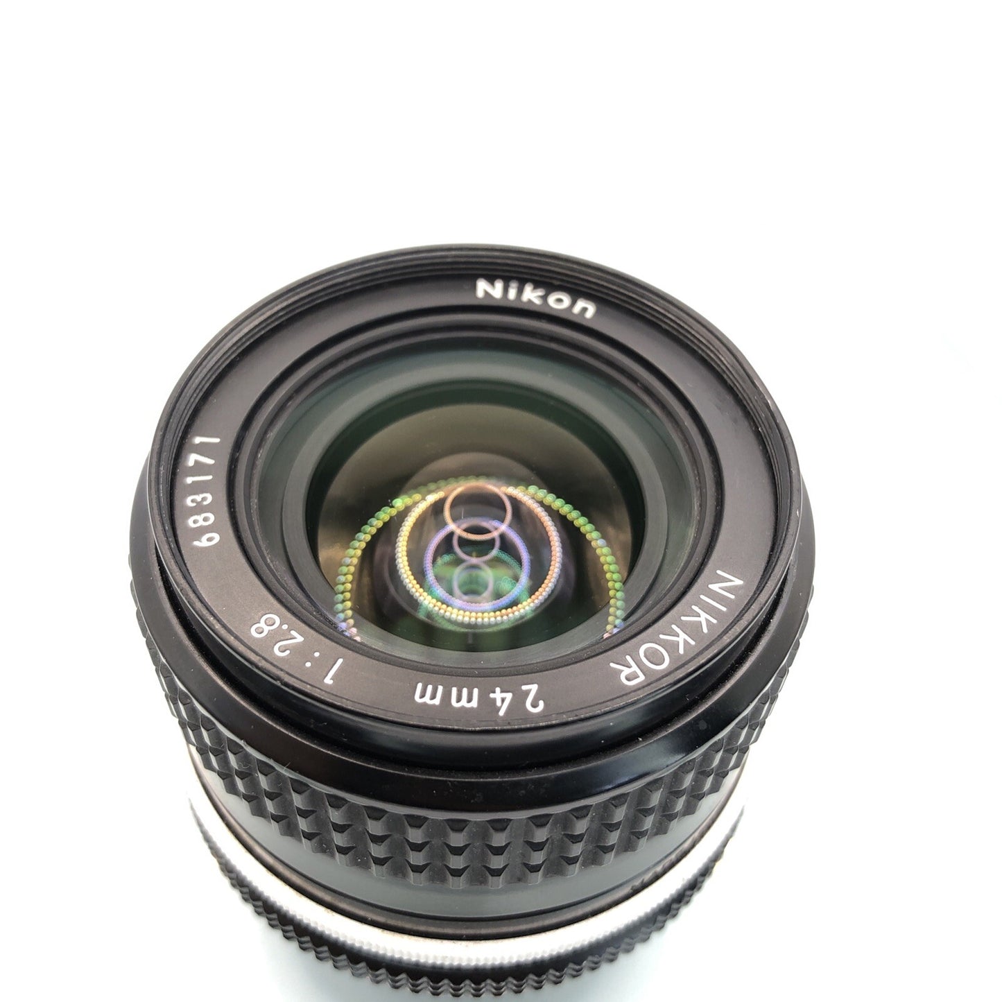 Nikon Nikkor 24mm f2.8 AIS Super Sharp Lens Mint Tested  WIDE LENS.  6239