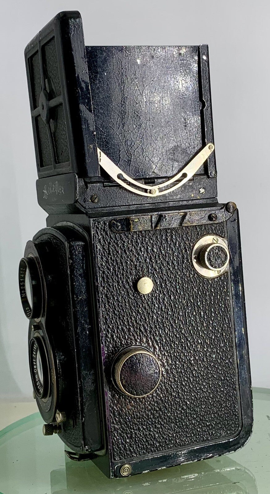 RARE Rolleiflex Compur-Franke&Heidecke-Braunschweig f7.5cm TLR Camera-Tested#3373
