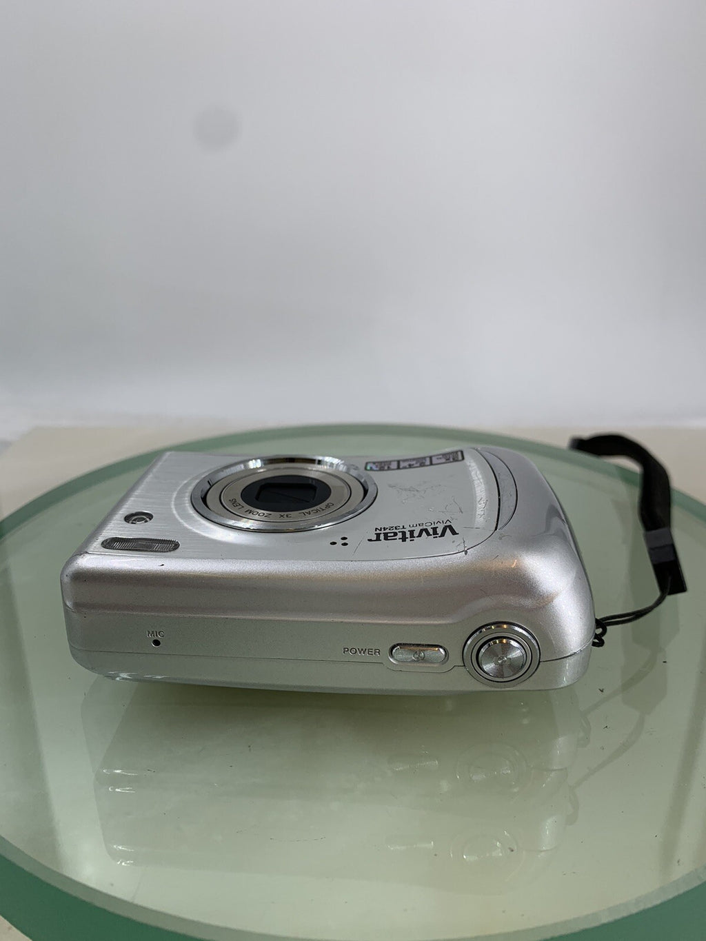 Vivitar Vivicam T324N 12.1MP Compact Digital Camera SILVER NO CARD TESTED - 8195