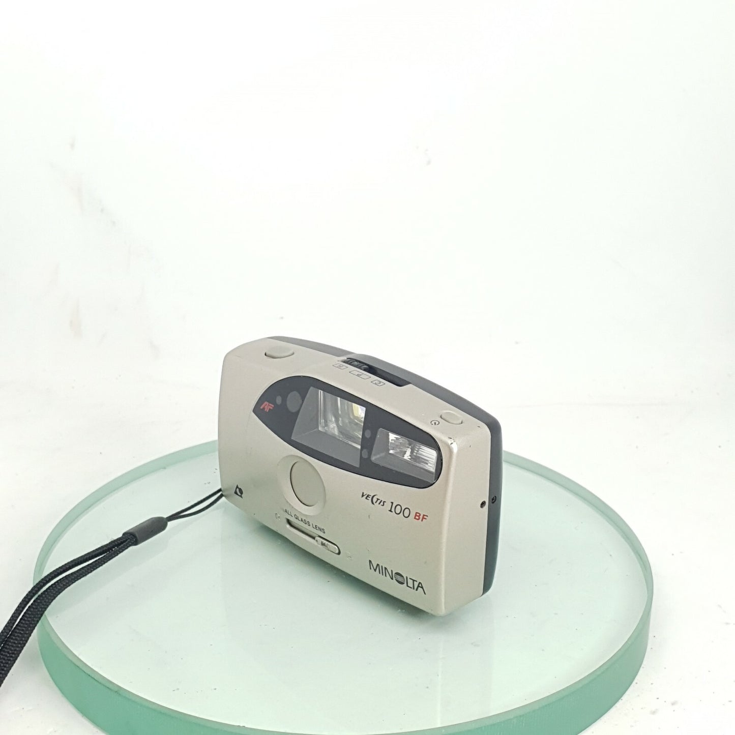 Minolta Vectis 100BF APS Compact Film Camera + Case - Good Condition -#2262