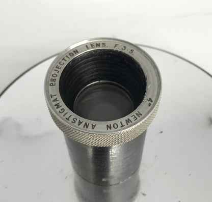 4" newton anastigmat projection lens f.3.5 - in good condition.#B2-172