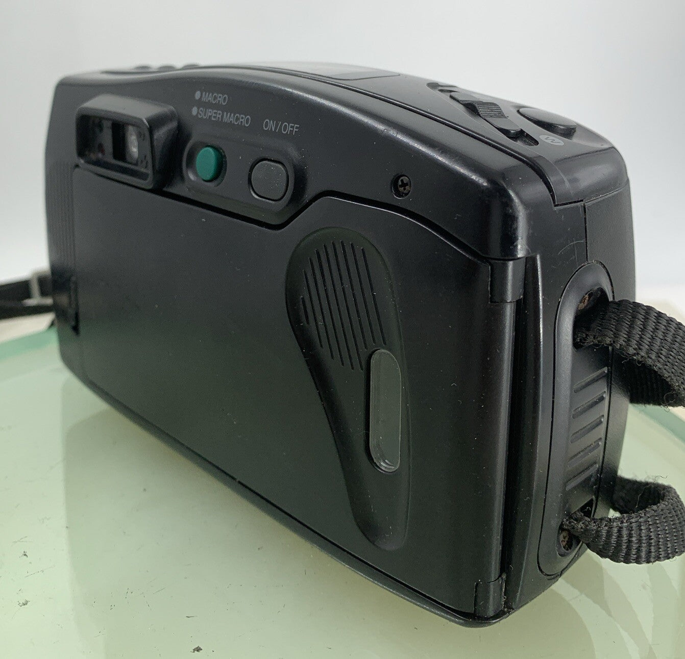 Samsung AF Zoom 1050 38-105mm Film Point And Shoot Camera Black Tested - 4056