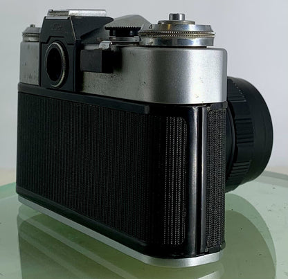 Very Rare ZENIT E POINT AND SHOOT FILM CAMERA+HELIOS-44M-4 LENS+SILVER+TESTED3