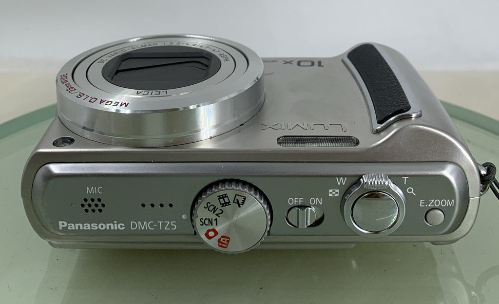 Panasonic LUMIX DMC-TZ5 DIGITAL CAMERA 10X ZOOM +16B CARD+ CHARGER TESTED - 9427