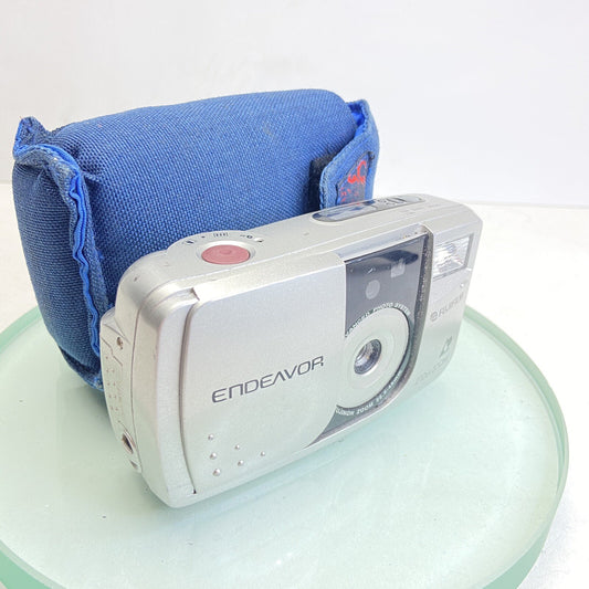 VINTAGE ENDEAVOR 210ix ZOOM FUJIFILM CAMERA WITH CASE, Great, TESTED #9420