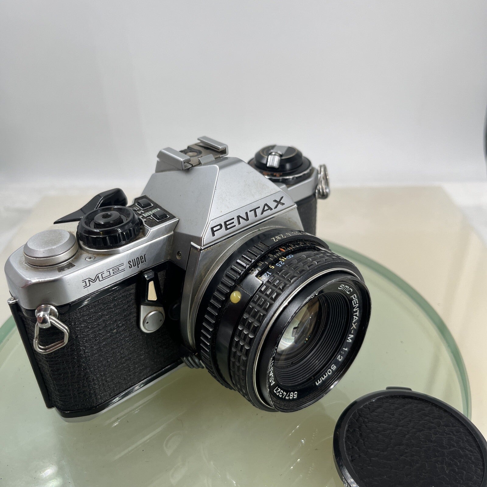 Pentax ME Super 35mm SLR Film camera + Pentax-M  50mm f2LENS  - TESTED  7478