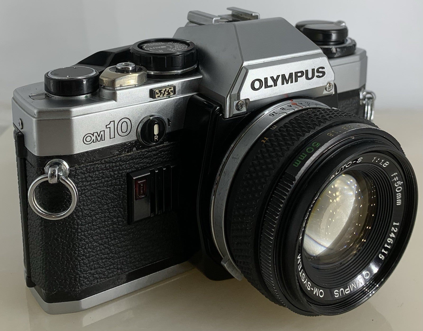 SERVICED Olympus OM10 35mm Film SLR Manual Camera + Olympus 50mm f/1:1.8 #1300