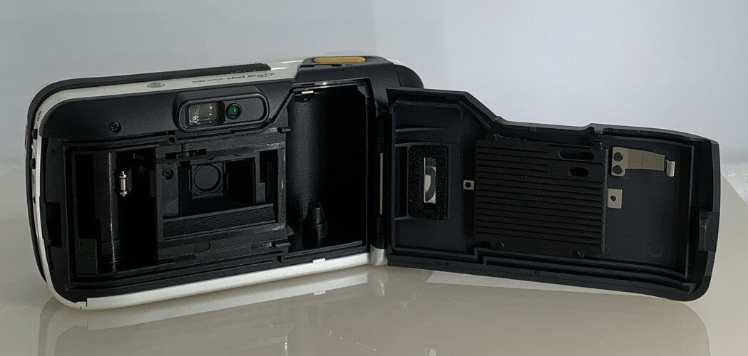 Canon Sure Shot Del Sol 35mm Film Point&Shoot Camera White Tested Solar Powered9