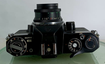 Asahi Pentax ES SLR Camera with Industar-50-2  3.5 50mm Lens, Working Order #2157