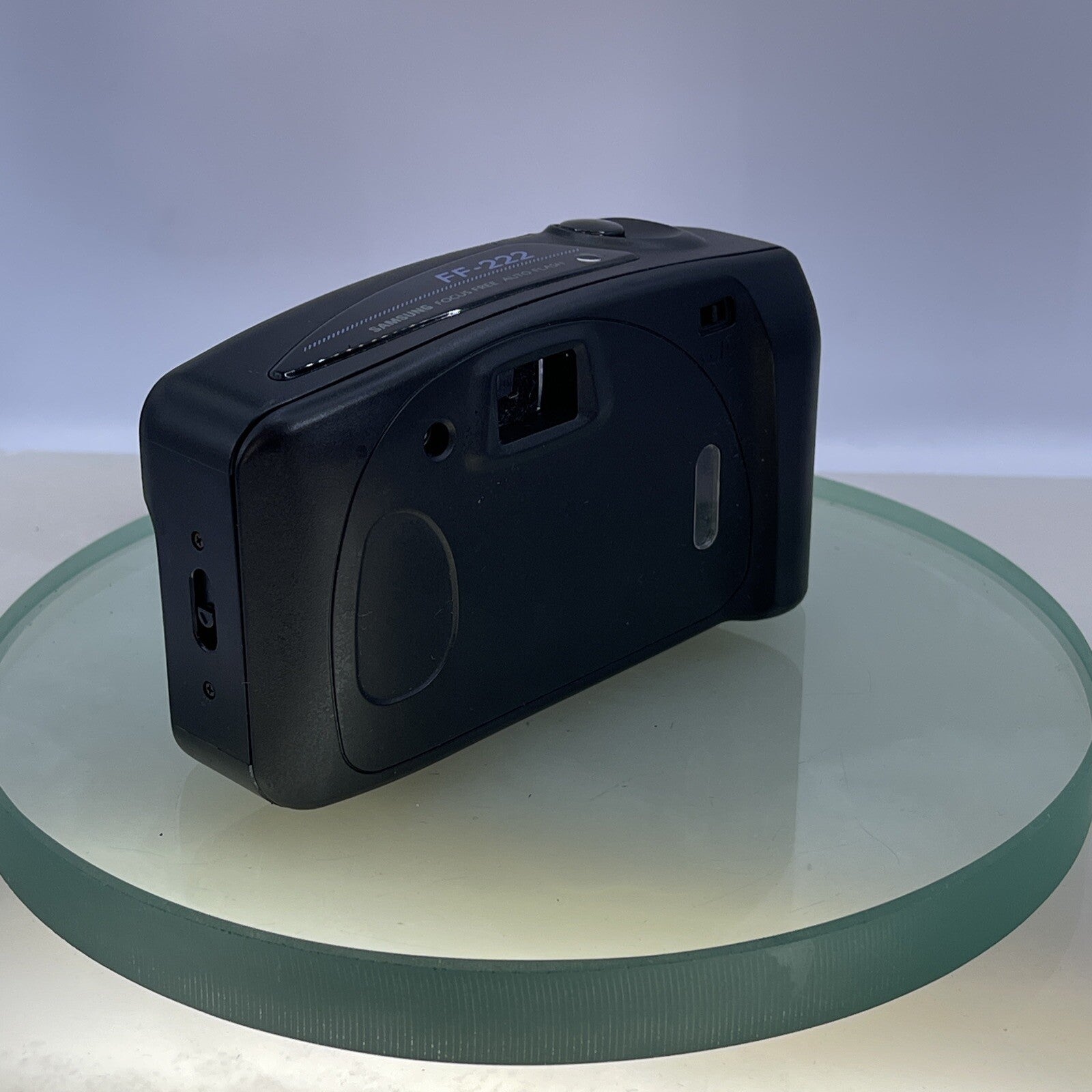 Samsung FF-222 Focus Free Auto Flash Film Camera 35mm Red-Eye Reduction #4804