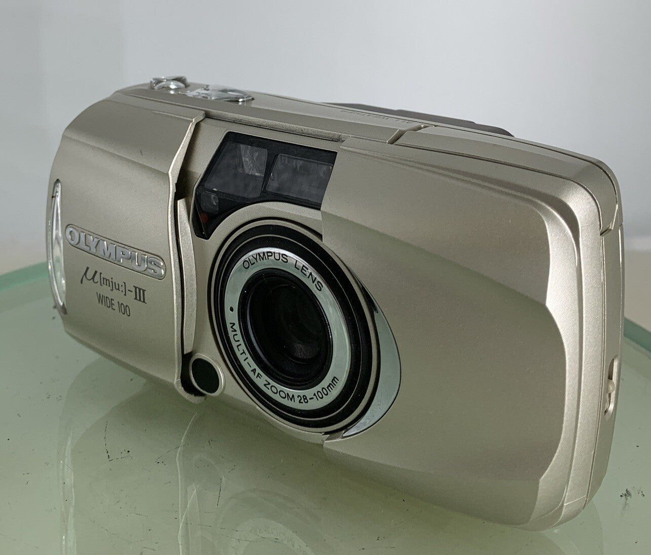 Olympus µmju:-III Zoom Wide 100 - 35mm Compact Film Camera Silver Point & Shoot2