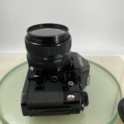 BEAUTIFUL Canon A-1 35mm SLR Camera Body+ FD 50mm f/2.8 FULLY WORKING #8754