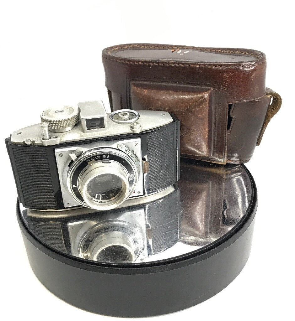 Agfa Karat 4.5 Camera, with Oppar 50mm, f/4.5 Lens Tested Working  +Case #9280