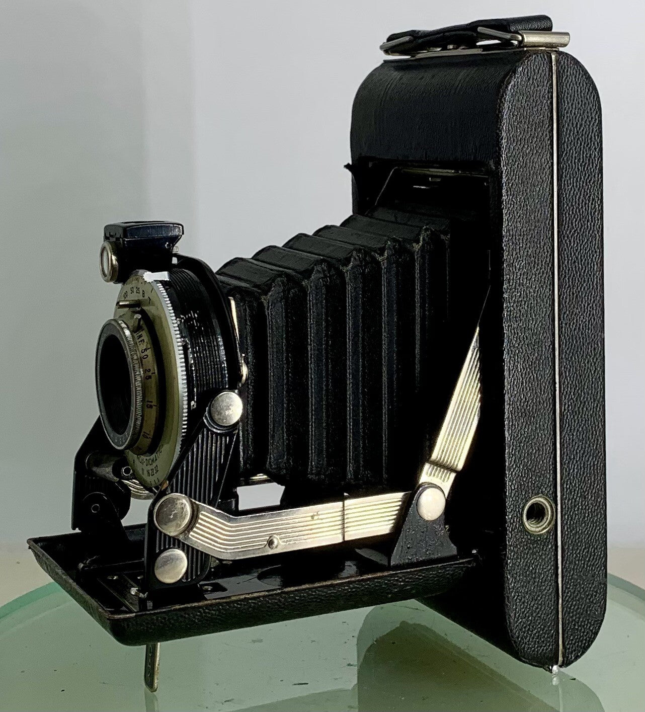 Kodak No. 1 Diomatic Vintage Follding Camera f6.3/105mm-Vintage Leather Case4