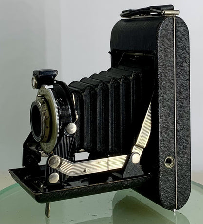 Kodak No. 1 Diomatic Vintage Follding Camera f6.3/105mm-Vintage Leather Case4