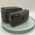 Nikon AF220 35mm Point Shoot Film Camera and Case Lens 29mm 1 : 4.5 #3350