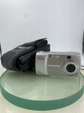 Vintage Olympus CAMEDIA C-310 Zoom SILVER CAMERA WITH COVER TESTED - 4690