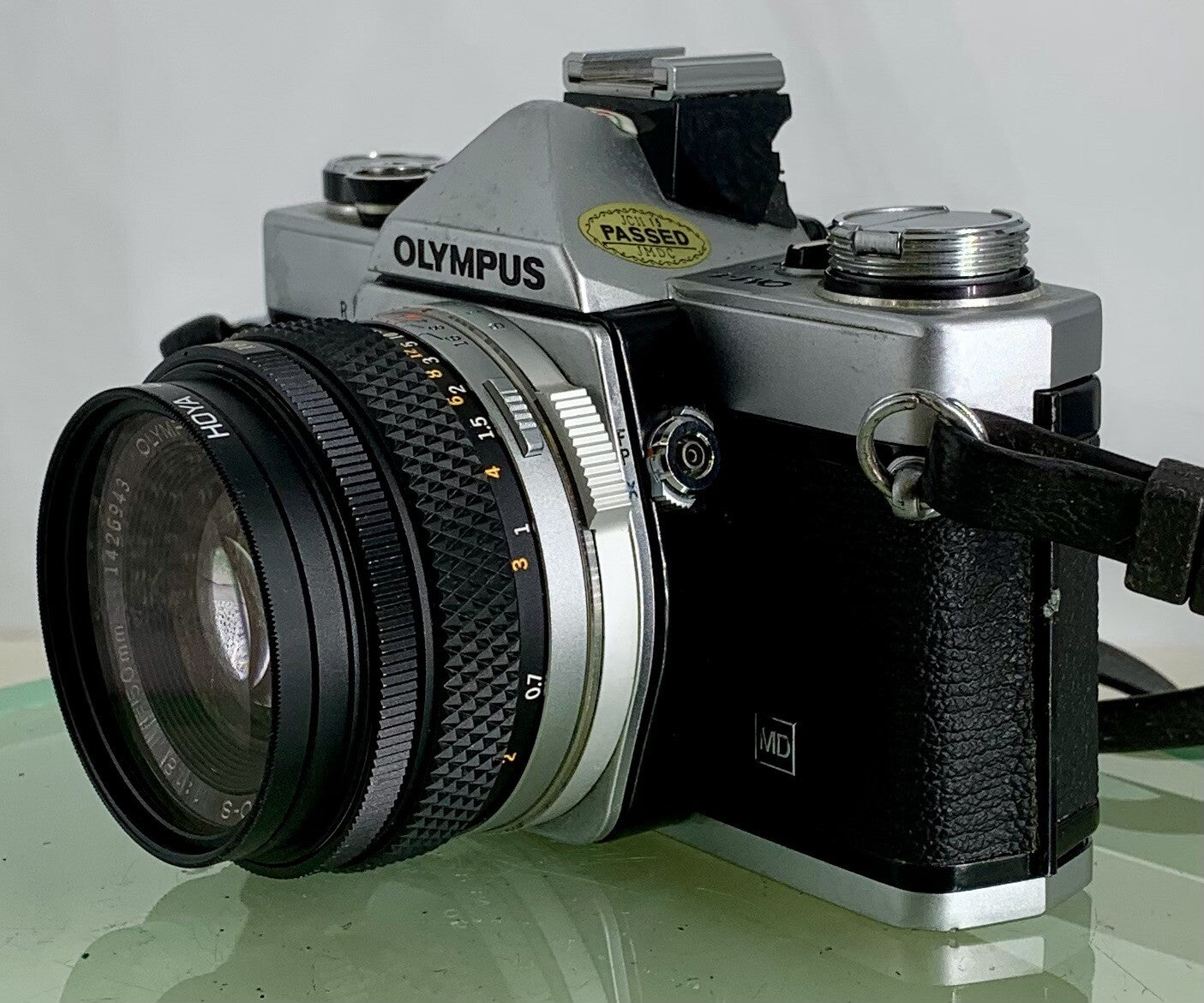 Olympus OM-1N MD 35mm Film SLR Manual Camera with Olympus 50/1.8 Zuiko Lens 3196