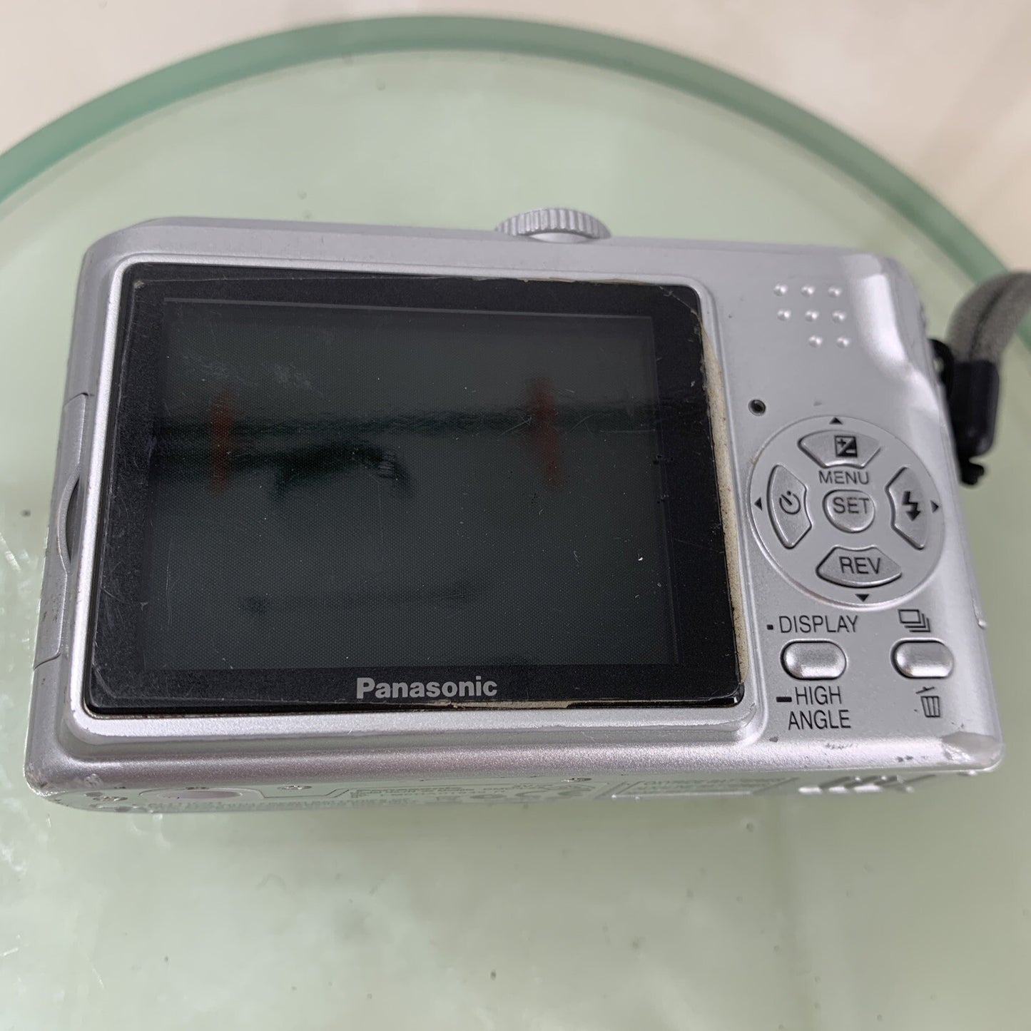 Panasonic Lumix DMC-LZ5 6.0MP Compact DigitalCamera SilverTested,NO CHARGER-7785